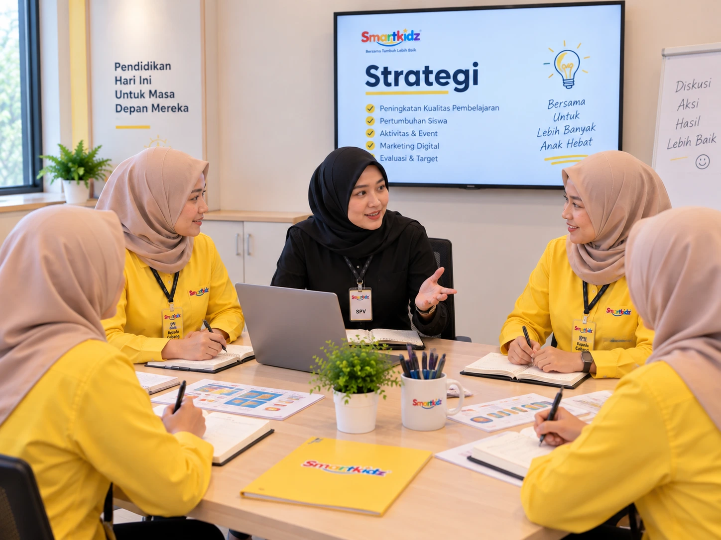 Lowongan kerja Kepala Cabang Smartkidz untuk memimpin operasional dan tim lembaga pendidikan anak.