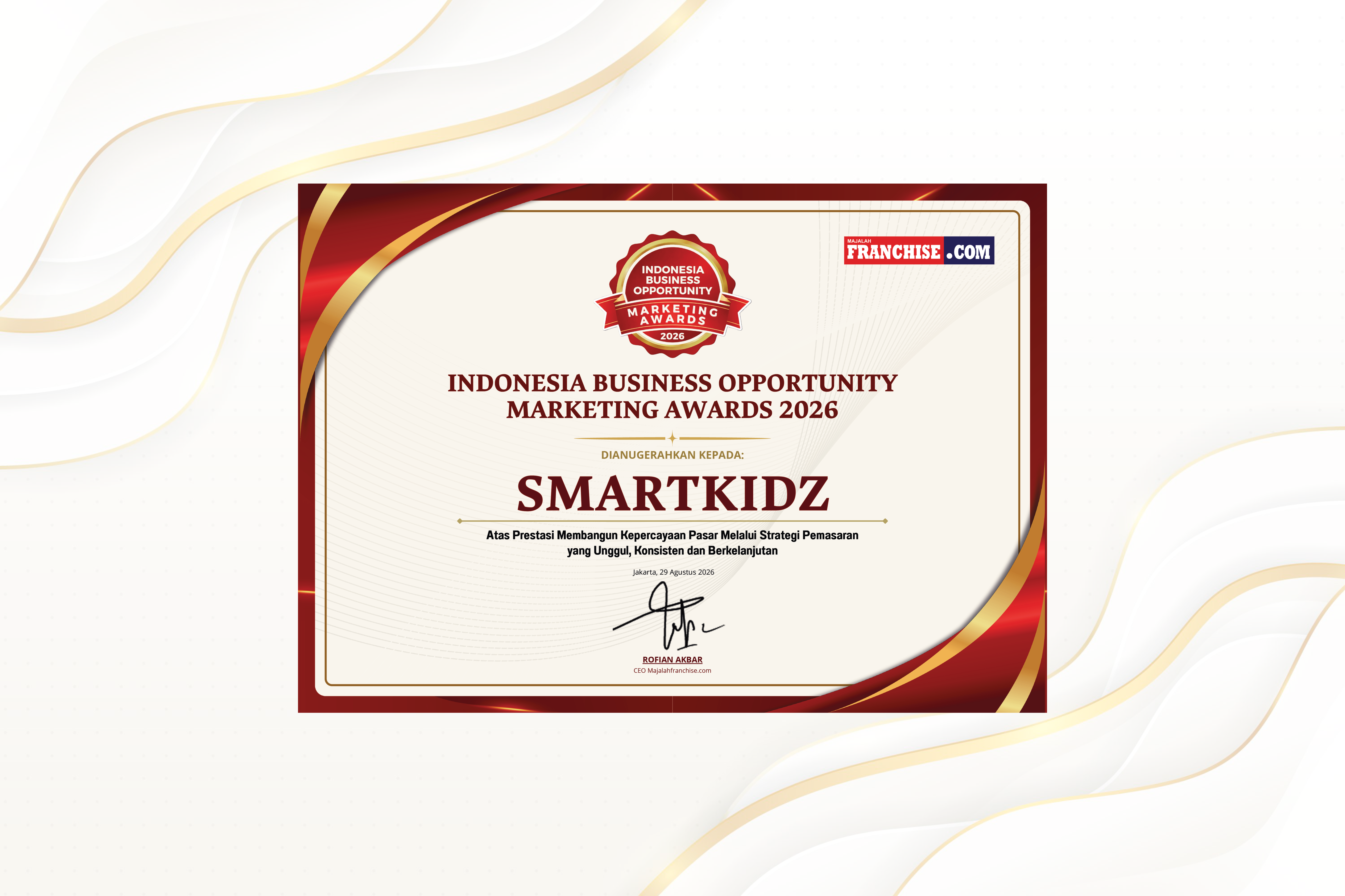 Indonesia Business Opportunity Marketing Award (IBOMA) 2026